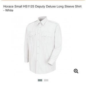Horace Small White Long Sleeve Dress Shirt